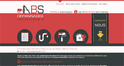 Desktop Screenshot of abs-depannages.com
